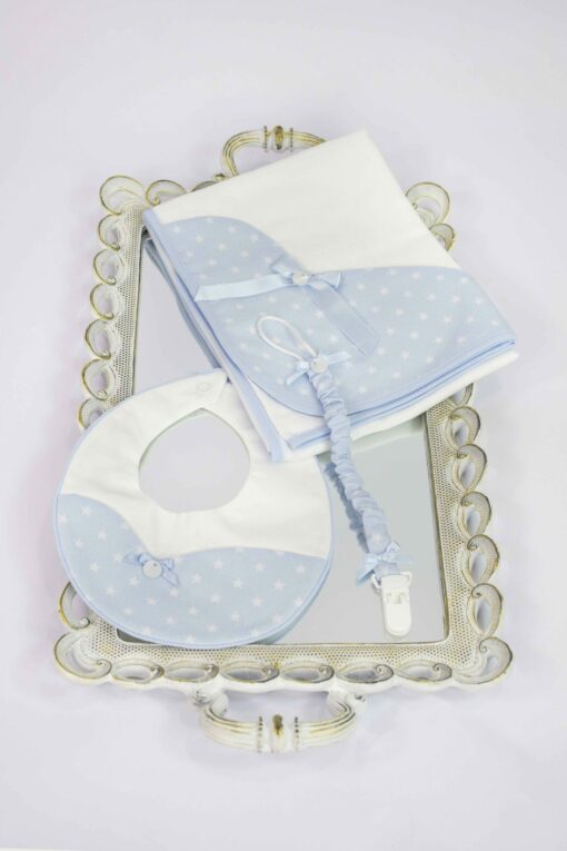 Tema Estrelas Azul Babete - Image 2