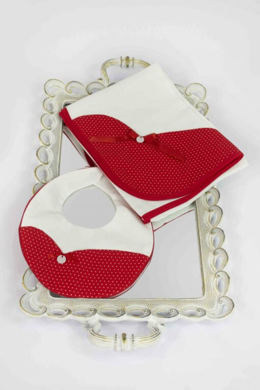Tema Pintinhas Vermelho Fralda - Image 2