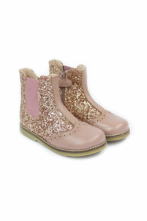 Botas Rosa com Brilhantes