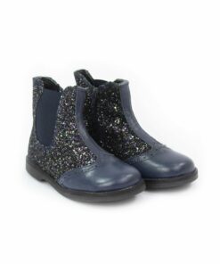 Botas Azul Marinho com Brilhantes