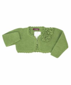 Bolero Verde com Flores
