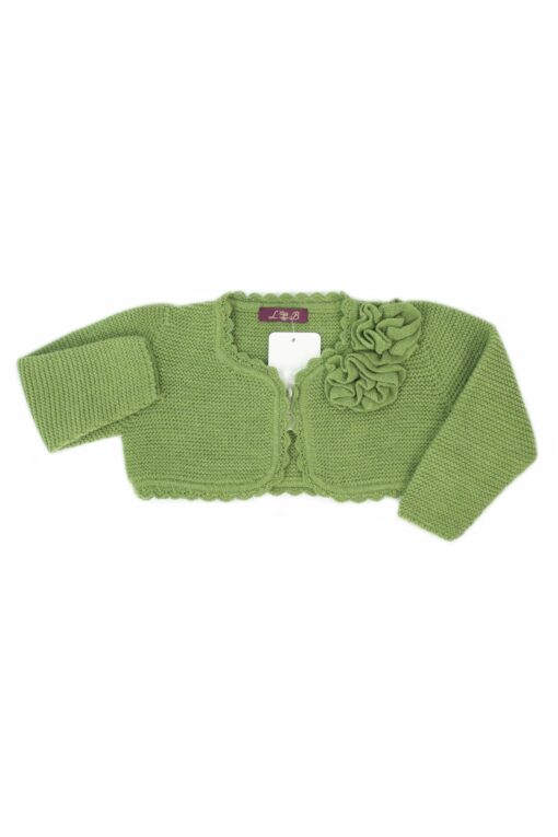 Bolero Verde com Flores