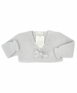 Dolce Petit Bolero Cinza com Laço