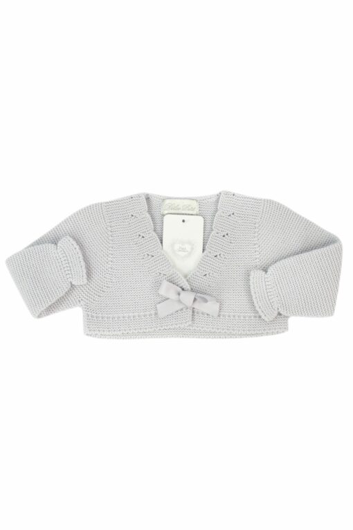 Dolce Petit Bolero Cinza com Laço