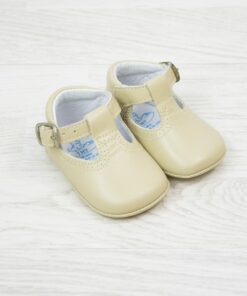 Sapatos de Napa Camel com Fivela