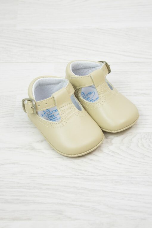 Sapatos de Napa Camel com Fivela