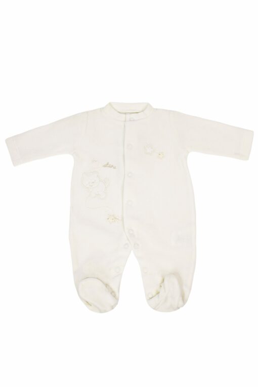 Babygrow Laminado Bege com Desenhos