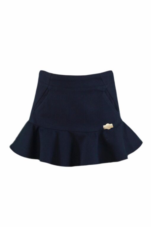 Miranda Tema Vichy Marinho Conjunto de Blusa e Saia - Image 3