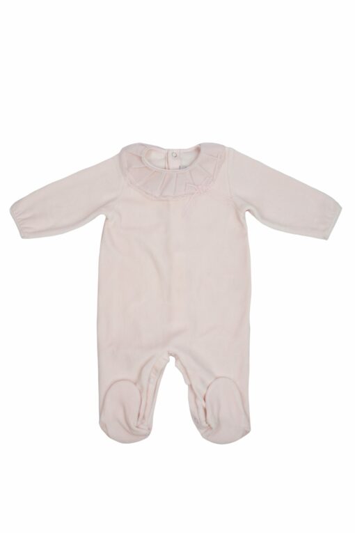 Babygrow Laminado Rosa com Gola