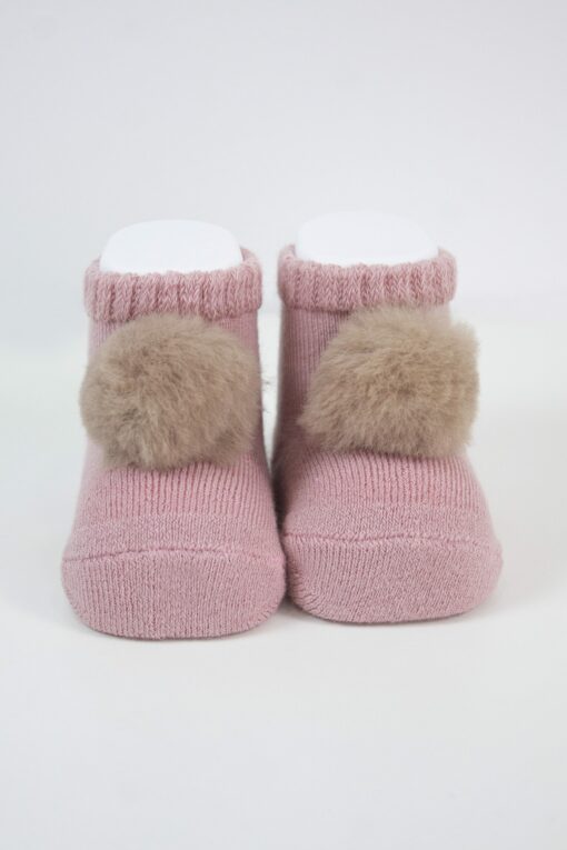 Dorian Patucos Rosa Velho com Pompom