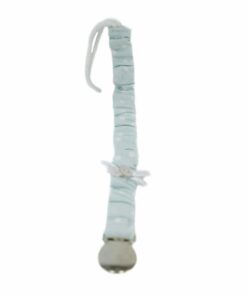 Mighty Love Prende-Chupetas Azul Claro com Pintinhas Brancas