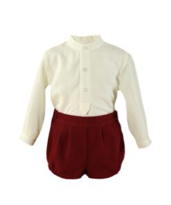 Miranda Tema Bordeaux | Conjunto de Calção e Camisa