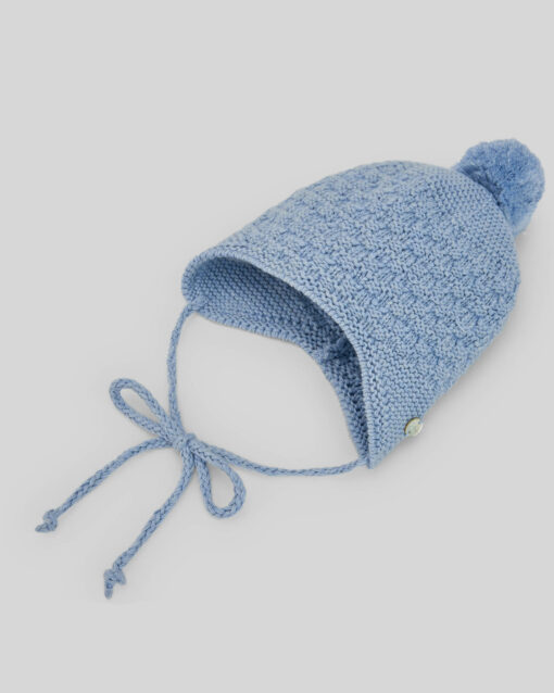 99. Paz Rodriguez Gorro Azul com Pompom - Image 2