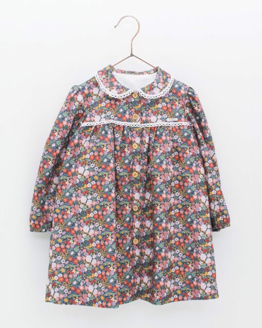 Foque Tema Florido | Vestido com Botões e Gola - Image 4