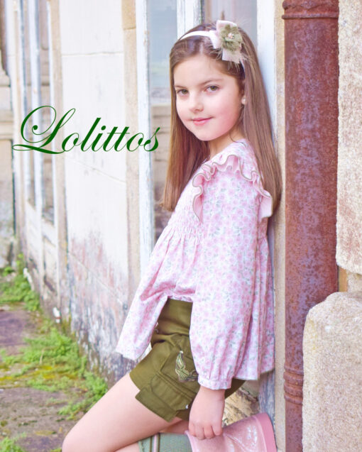 Lolittos Tema Militar | Conjunto de Calção e Blusa - Image 2