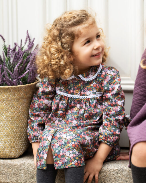 Foque Tema Florido | Vestido com Botões e Gola - Image 3