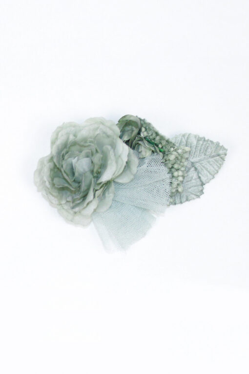 99. Amaya Modelo 582423AD Aplique de Flor Verde