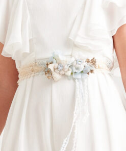99. Amaya Modelo 587004CT Faixa Azul de Flores