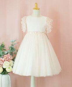 99. Modelo 3012 Vestido Rosa com Cinto Brilhante
