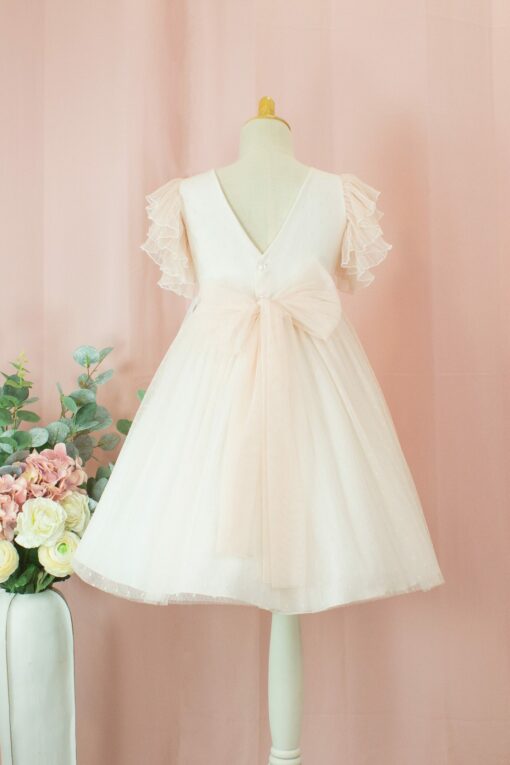 99. Modelo 3012 Vestido Rosa com Cinto Brilhante - Image 2