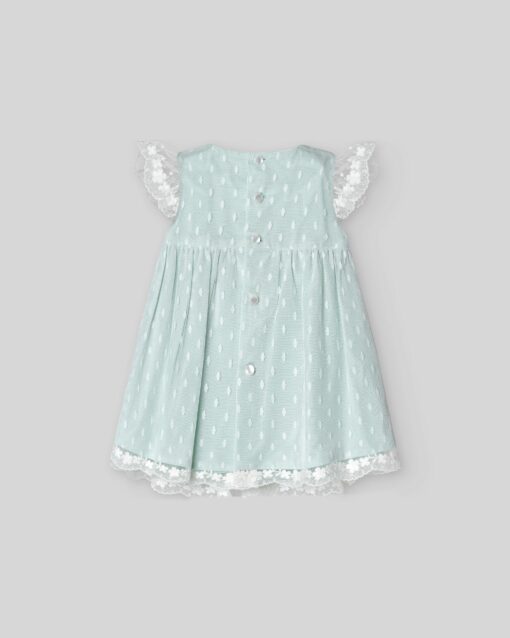 98. Paz Rodriguez Tema Cerimónia | Vestido Verde com Tule e Detalhes em Renda - Image 3