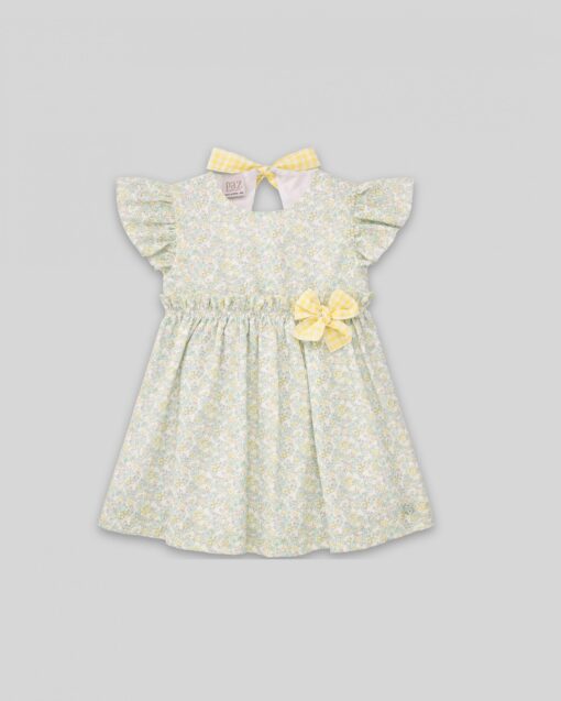 98. Paz Rodriguez Tema Aleli | Vestido Florido Amarelo - Image 3