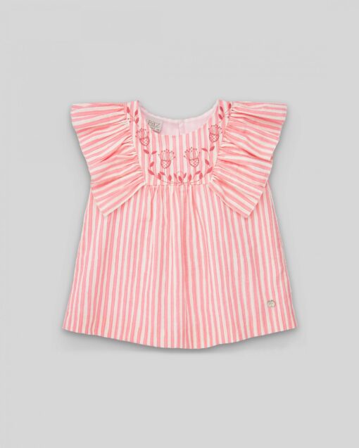 98. Paz Rodriguez Tema Macedonia | Conjunto de Blusa e Calção Coral - Image 3