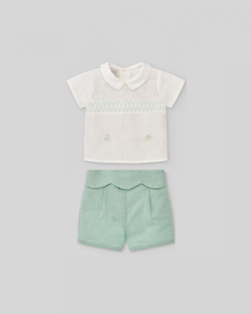 98. Paz Rodriguez Tema Iris | Conjunto de Camisa e Calção Verde - Image 2