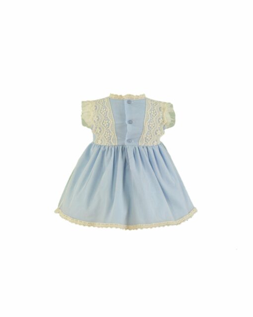 98. Miranda Tema Azul Renda | Vestido Azul com Detalhes em Renda - Image 2
