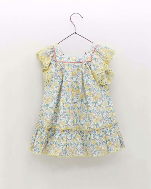 98. Foque Tema Juliette | Vestido Florido Amarelo - Image 5