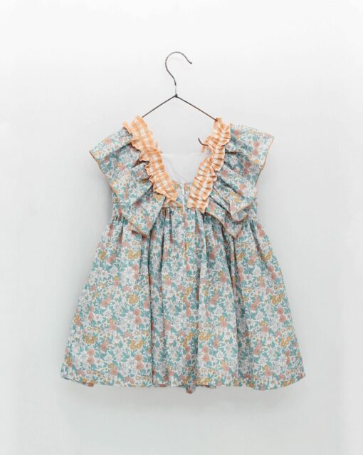 98. Foque Tema Nana | Vestido Florido Laranja - Image 4
