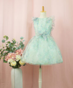 98. Amaya Coleção Evento Especial | Vestido Florido Azul