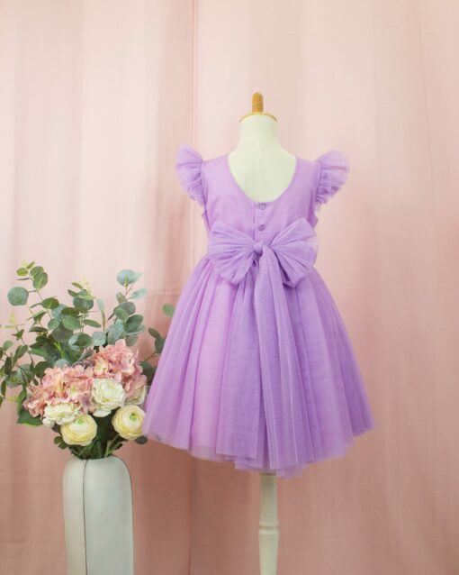 98. Amaya Coleção Evento Especial | Vestido Roxo em Tule - Image 2