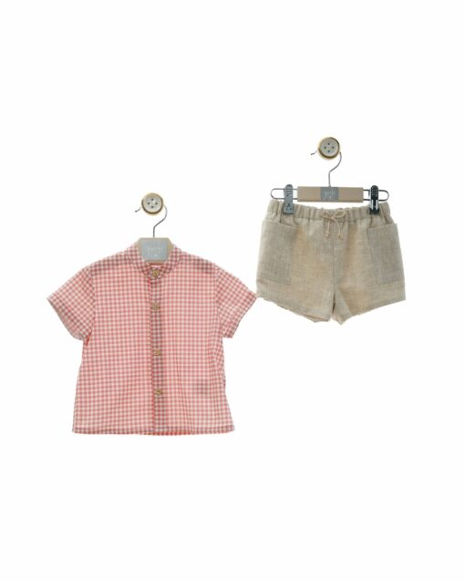 98. Yoedu Tema Isla | Conjunto de Calção e Camisa