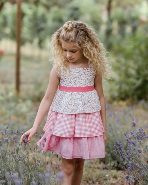 98. Yoedu Tema Isla | Vestido Florido Rosa