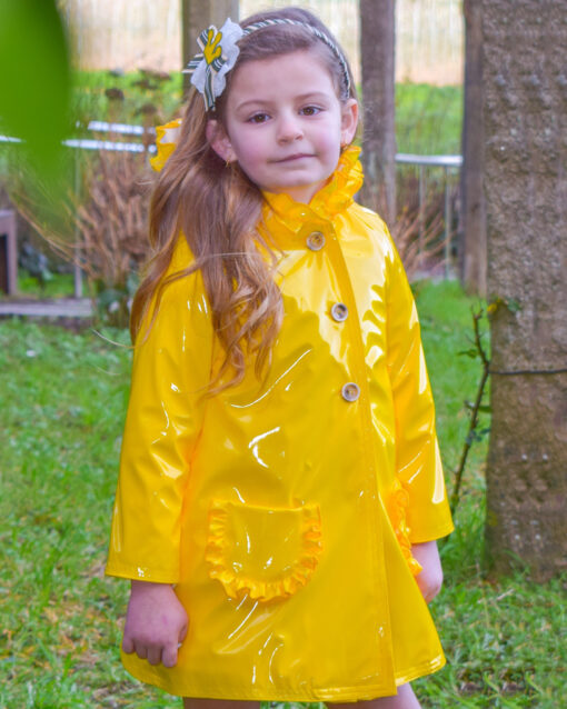 97. Lolittos Tema Príncipe | Casaco Impermeável Amarelo