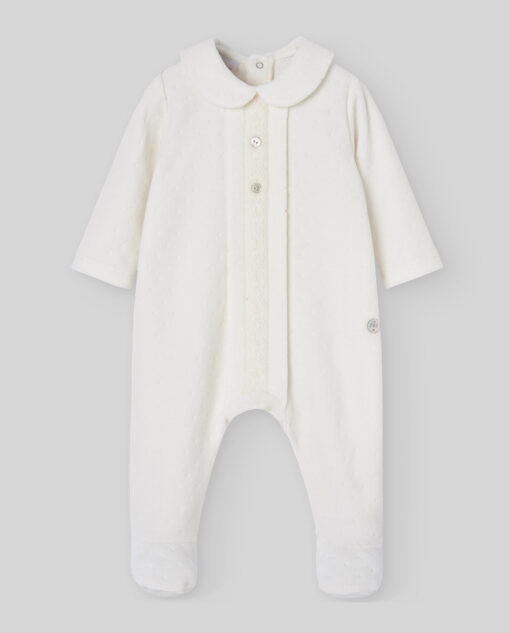 97. Paz Rodriguez Tema Ternura |  Babygrow Laminado Pérola com Botões - Image 2