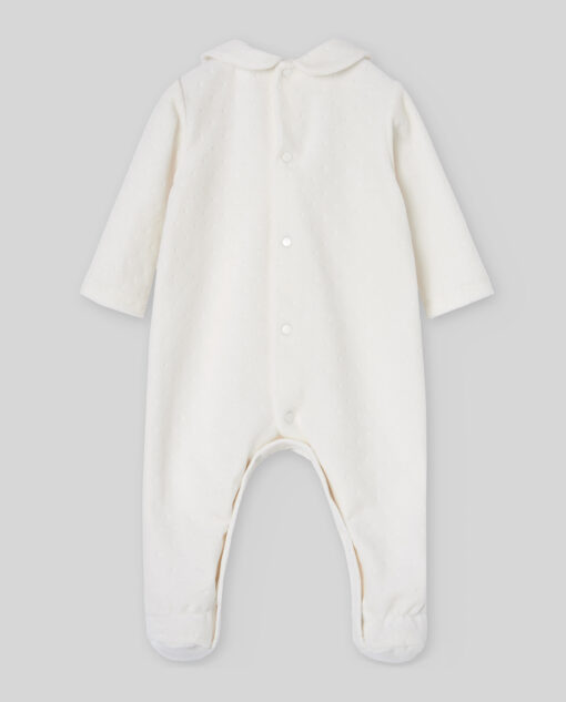 97. Paz Rodriguez Tema Ternura |  Babygrow Laminado Pérola com Botões - Image 3