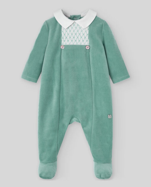 97. Paz Rodriguez Tema Ternura |  Babygrow Laminado Verde Escuro - Image 2