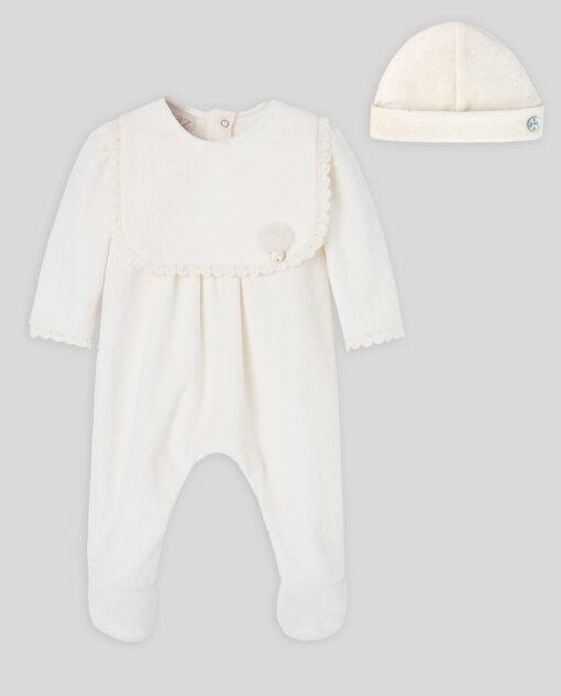 97. Paz Rodriguez Tema Ternura |  Babygrow Laminado Pérola com Feitio no Peito - Image 3