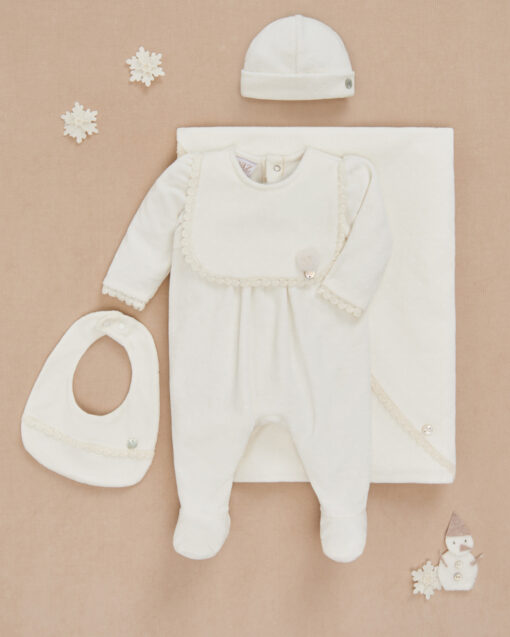 97. Paz Rodriguez Tema Ternura |  Babygrow Laminado Pérola com Feitio no Peito - Image 2