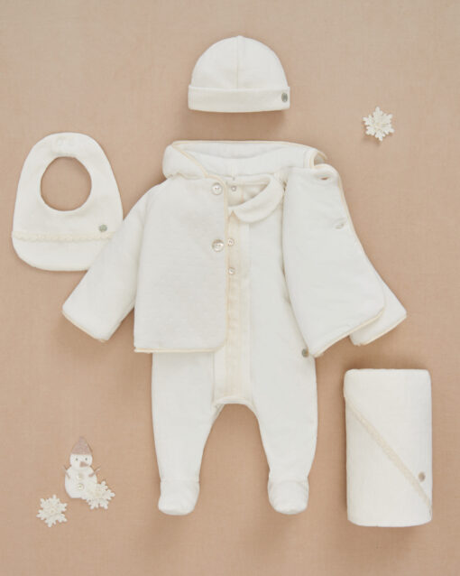 97. Paz Rodriguez Tema Ternura |  Babygrow Laminado Pérola com Botões