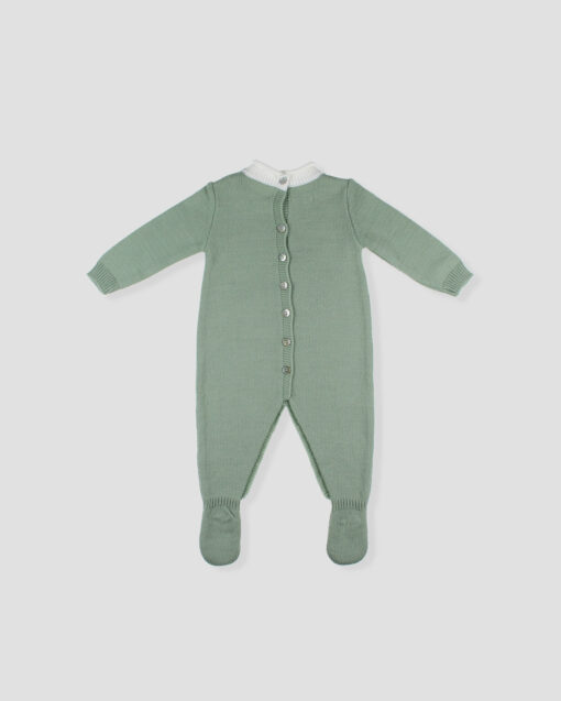 97. Foque Tema Bambu | Babygrow de Malha Verde - Image 3