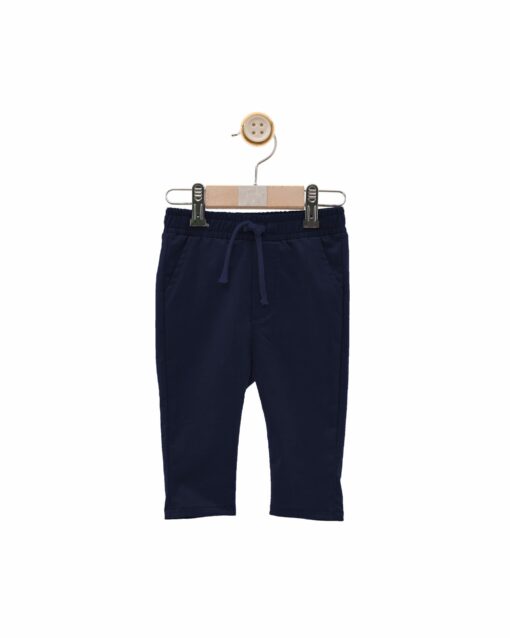 97. Yoedu Tema Acuarela | Camisa Xadrez Azul com Capuz e Calça Bombazine Azul Marinha - Image 4