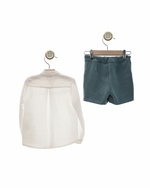 97. Yoedu Tema Lienzo | Conjunto de Calção Azul e Camisa - Image 2