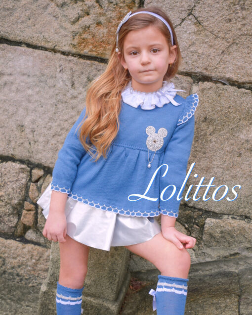 97. Lolittos Tema Party | Conjunto de 3 Peças (camiseta, camisola e saia-calção)