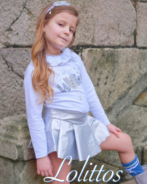 97. Lolittos Tema Party | Conjunto de 3 Peças (camiseta, camisola e saia-calção) - Image 3