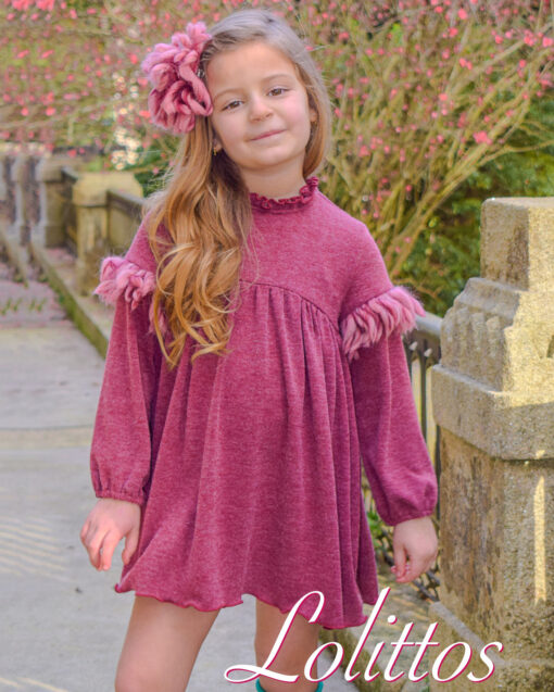 97. Lolittos Tema Pérez | Vestido Rosa Escuro - Image 2