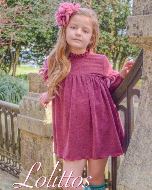 97. Lolittos Tema Pérez | Vestido Rosa Escuro - Image 3