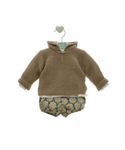 97. Marta Y Paula Coleção Calcuta | Conjunto de Calção, Camisa e Camisola com Capuz